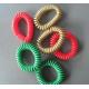Custom special design golden color plastic spring string wrist coil chain for promotion