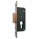Aluminum Door Lock 35-50mm European Style Door Lock in Iron Top Security Deadlatch Backset 20-35mm