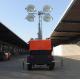 Stable 5.0kw Diesel Light Tower Compact Structure Small Footprint