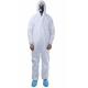 Dust Proof Disposable Protective Coveralls Light For Mining Electronics Industry