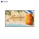 Ultra Resistant LCD Window Displays for Direct Sunlight Exposure 65inch 4k Resolution