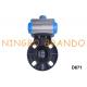 2'' DN25 UPVC CPVC PVC Butterfly Valve With Pneumatic Actuator