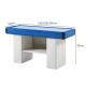 Width 550-1200mm Supermarket Checkout Counter Stainless Steel Table Retail Check Out Counters