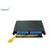 Plastic Angled Adapter 19 Rack Mount Fiber Patch Panel For FTTH FTTB FTTX Network