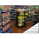 Promotion Display Shelf Supermarket Storage Racks For Center Area Five Layers 35KG / Layer 1.3M High