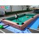 Inflatable Party Games Big Human Inflatable Sports Games Snooker Pool Table Logo Printing
