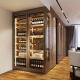 Gold Metal Wine Cabinet Stainless Steel Material Tall Wine Rack 1PCS