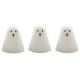 Wax Little Ghost Candle LED Light 3pk 1 On-Off 7.3*6.5*8.7cm 1CR2032 Battery