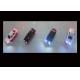 color car (with light), 1/87 miniature scale cars,HO light car,1:87 model lighted car,model stuffs,plastic mini cars