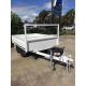 Customized Tray Top Trailer  8x5 Tandem Trailer With Or Without Sides