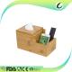 bamboo tissue box cover desk organizer wood tissue paper holder