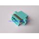 Gigabit Ethernet Fiber Optic Adapter OM3 Aqua For High Density Networks System