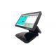 15 Inch Dual Screen POS , POS Terminal Hardware Stable Power Supply Durable
