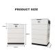 GCE High voltage 409.6V 100A 40kw White Solar Stackable Storage 10kw 15kw 20kw 30kw For Home Energy System