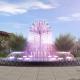 Colorful Dandelion Fountain With LED Waterproof Lights