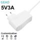 5V 3A Wall Wall Mount Power Adapters Electric Unit For Tester