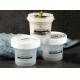 Stronger 100ml Ice Cream Cup , Round Shape Disposable Ice Cream Tubs