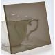 3mm Brown 4*8feet Solid Polycarbonate Sheet Anti Impact One Side UV Protection