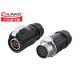 Multi Pin Waterproof Circular Connectors Molded Electric Bayonet Type Of Cable