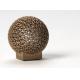 Aluminum DMLS 3D printing for Sphere Shape , Golden electroplating