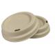 80mm Molded Pulp Sugarcane Compostable 8oz coffee cup lids