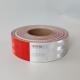 High Visibility Red And White DOT Reflective Tape For Vehicles Waterproof