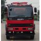 Heavy Duty Water Tank Fire Truck 240HP 6 Wheeled 10T Red Color