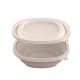 1200ML Biodegradable Takeaway Boxes 138*138*38mm Cornstarch Food Containers