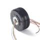 Faradyi New Motor PM120 24V 270RPM 6N.m Dual Shaft DC Motor with Slip Ring and Encoder for Robot Arm Joint/UAV PTZ