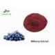Natural Antioxidant Bilberry Extract 10% Anthocyanidins Fuchsia Powder