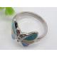 Beautiful Insect Decoration Enamel Band Stainless Steel Women Ring 1130960