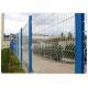 PVC Coated 2m Length 6mm Anti Climb Security Fence