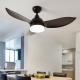 42 Inch Ceiling Fans 3 Blades wooden three colors remote control reative wood fan light(WH-CLL-14)