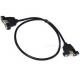 50cm 0.5m USB 2.0 A female to female jack socket panel mount extension cable