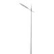 Polygonal Single Arm Road Lamp Pole Q235 Hot Dip Galvanized