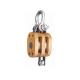 JTWP-B2 Regular Wood Pulley(double wheel with shackle)