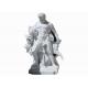 Western style life size white marble stone man statue sculpture