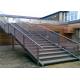 Wear Resistance Stainless Steel Railing Smooth Surface No Sharp Edges / Corners