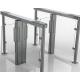Office Building Security Speed Gates , Button Remote Control Electronic Turnstile Gates