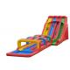 Three Lanes Inflatable Water Slide, Jumbo Water Slide Inflatable For Adults