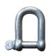 JIS Type Dee Screw Pin Anchor Shackle With Pin Zinc Painted