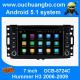 Ouchuangbo car radio dvd gps stereo for Hummer H3 with quad core 1024*600 BT AUX android 5.1 OS
