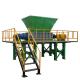 3300KG Weight Double Shaft Shredder For Plastic Recycling Video Inspection Provided