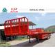 40 Ton Q345B 3 Axle Flatbed Trailer With Front Wall