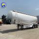 Self-dumping 3 Axles 50t Dry Bulk Cement Trailer Truck with 13/16t Axle