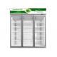 Custom Auto Defog Commercial Refrigeration Hypermarket Juices Display Chiller