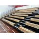Customized Modular Grandstands Timber Bench Electrical Control Systems For Spectators