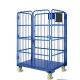 Metal Foldable Nesting Logistics Warehouse Transport Cargo Steel Wire Mesh Cage Trolleys
