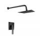 Single lever concealed in-wall bath or shower mixer matt black bathroom brass tap faucet cold and hot headshower OEM