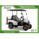 Silver EXCAR 48 Voltage 275A Electric Golf Car 4 Wheel Electric Golf Cart